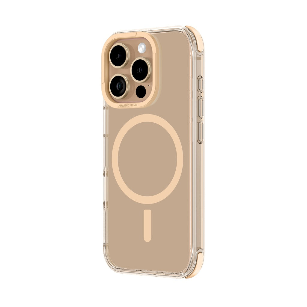AMAZINGTHING OMNI MAGSAFE DROP PROOF CASE FOR IPHONE 16 SERIES - ROSE GOLD