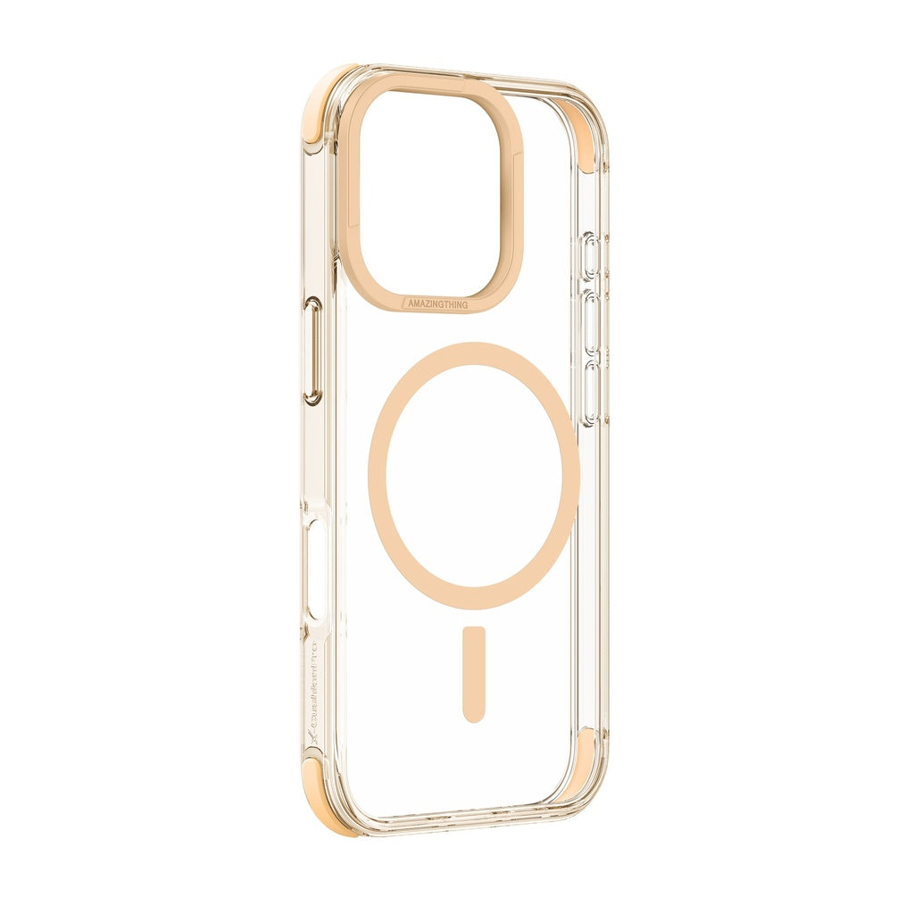 AMAZINGTHING OMNI MAGSAFE DROP PROOF CASE FOR IPHONE 16 SERIES - ROSE GOLD