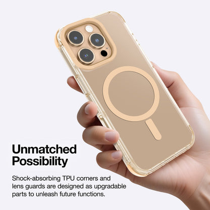 AMAZINGTHING OMNI MAGSAFE DROP PROOF CASE FOR IPHONE 16 SERIES - ROSE GOLD