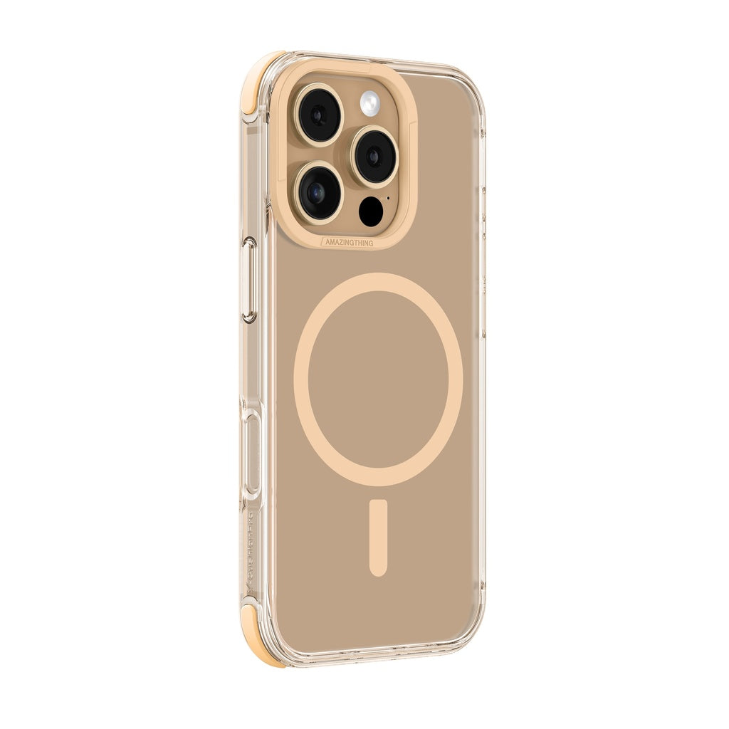 AMAZINGTHING OMNI MAGSAFE DROP PROOF CASE FOR IPHONE 16 SERIES - ROSE GOLD