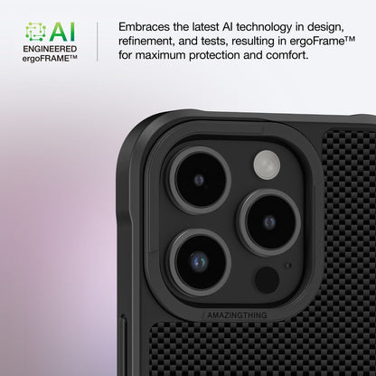AMAZINGTHING TITAN MAX MAGSAFE DROP PROOF CASE FOR IPHONE 16 SERIES HIGH TECH FIBER 600D