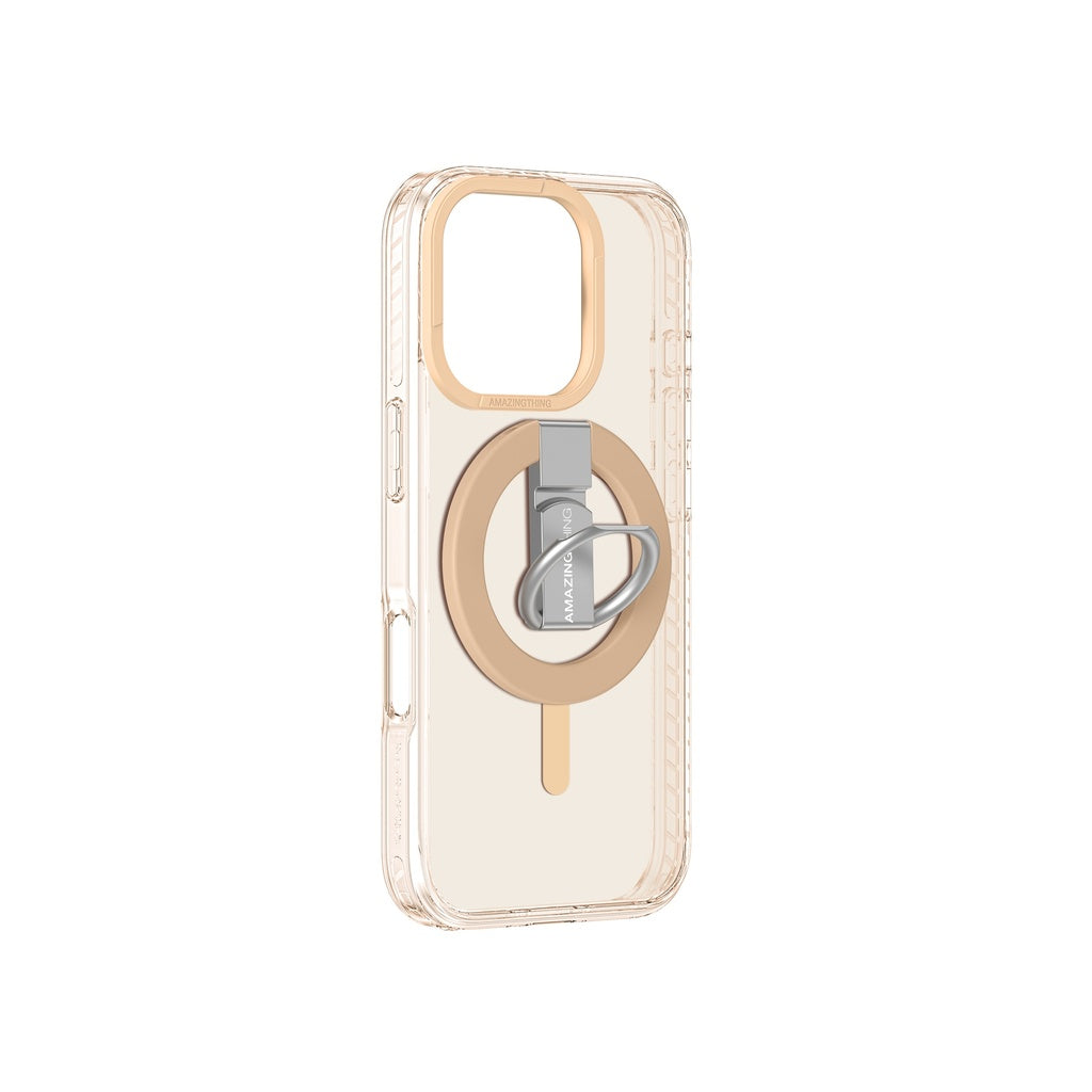 AMAZING THING TITAN PRO MAG GRIP DROP PROOF CASE FOR IPHONE 16 SERIES - ROSE GOLD
