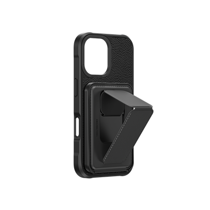 AMAZINGTHING GLAMOUR MAGSAFE DROP PROOF CASE WITH WALLET STAND FOR IPHONE 16 SERIES