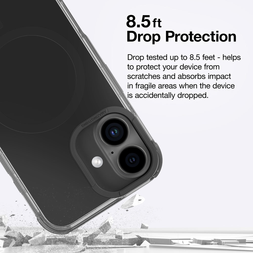 AMAZINGTHING OMNI MAGSAFE DROP PROOF CASE FOR IPHONE 16 SERIES - BLACK