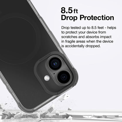 AMAZINGTHING OMNI MAGSAFE DROP PROOF CASE FOR IPHONE 16 SERIES - BLACK