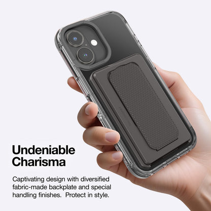 AMAZINGTHING OMNI MAGSAFE DROP PROOF CASE WITH STAND FOR IPHONE 16 SERIES - BLACK