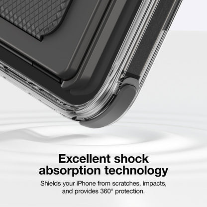 AMAZINGTHING OMNI MAGSAFE DROP PROOF CASE WITH STAND FOR IPHONE 16 SERIES - BLACK
