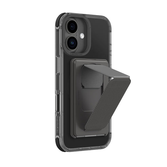 AMAZINGTHING OMNI MAGSAFE DROP PROOF CASE WITH STAND FOR IPHONE 16 SERIES - BLACK
