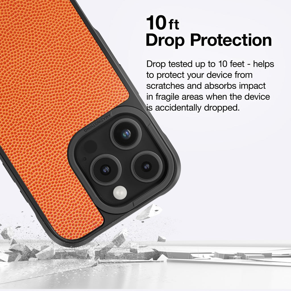 AMAZINGTHING GLAMOUR MAGSAFE DROP PROOF CASE FOR IPHONE 16 SERIES - ORANGE