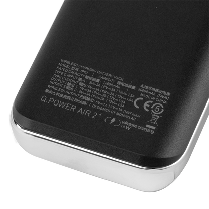 MOMAX Q.POWER AIR 2+ 20000mAh WIRELESS POWER BANK