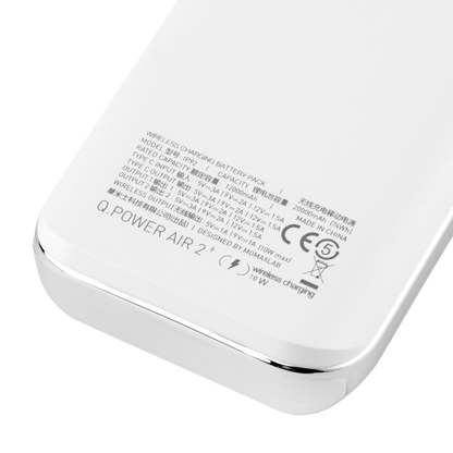 MOMAX Q.POWER AIR 2+ 20000mAh WIRELESS POWER BANK