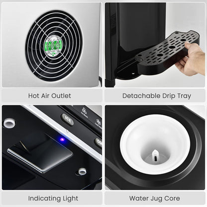 BOLT 2IN1 ICE MAKER & WATER DISPENSER - INSTANT HOT AND COLD WATER MAKER