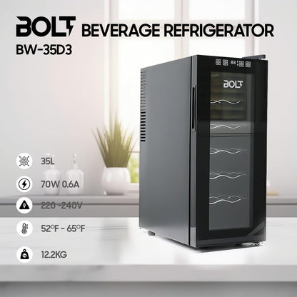 BOLT BEVERAGE REFRIGERATOR (BOTTLE COOLER) - (BW-35D3)