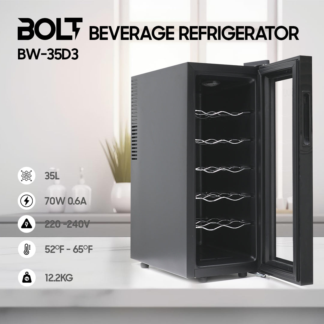 BOLT BEVERAGE REFRIGERATOR (BOTTLE COOLER) - (BW-35D3)