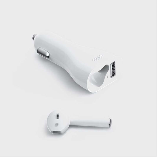 Joyroom Car Charger with Wireless Earphone