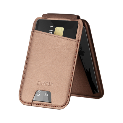MOMAX 1-WALLET MAGNETIC CARD HOLDER WITH STAND