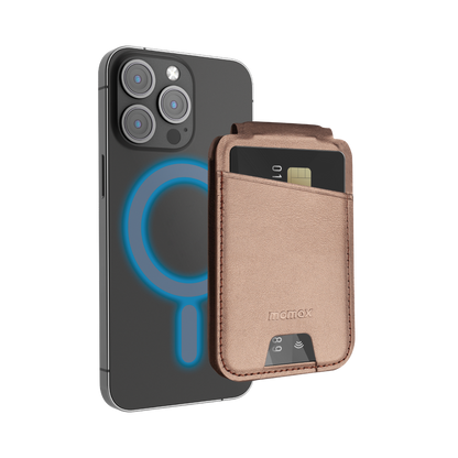 MOMAX 1-WALLET MAGNETIC CARD HOLDER WITH STAND