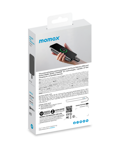 MOMAX IPOWER PD 3 10000mAh BATTERY PACK