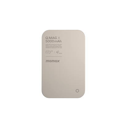 MOMAX Q.MAG X 5000mAh 15W MAGSAFE WIRELESS POWER BANK