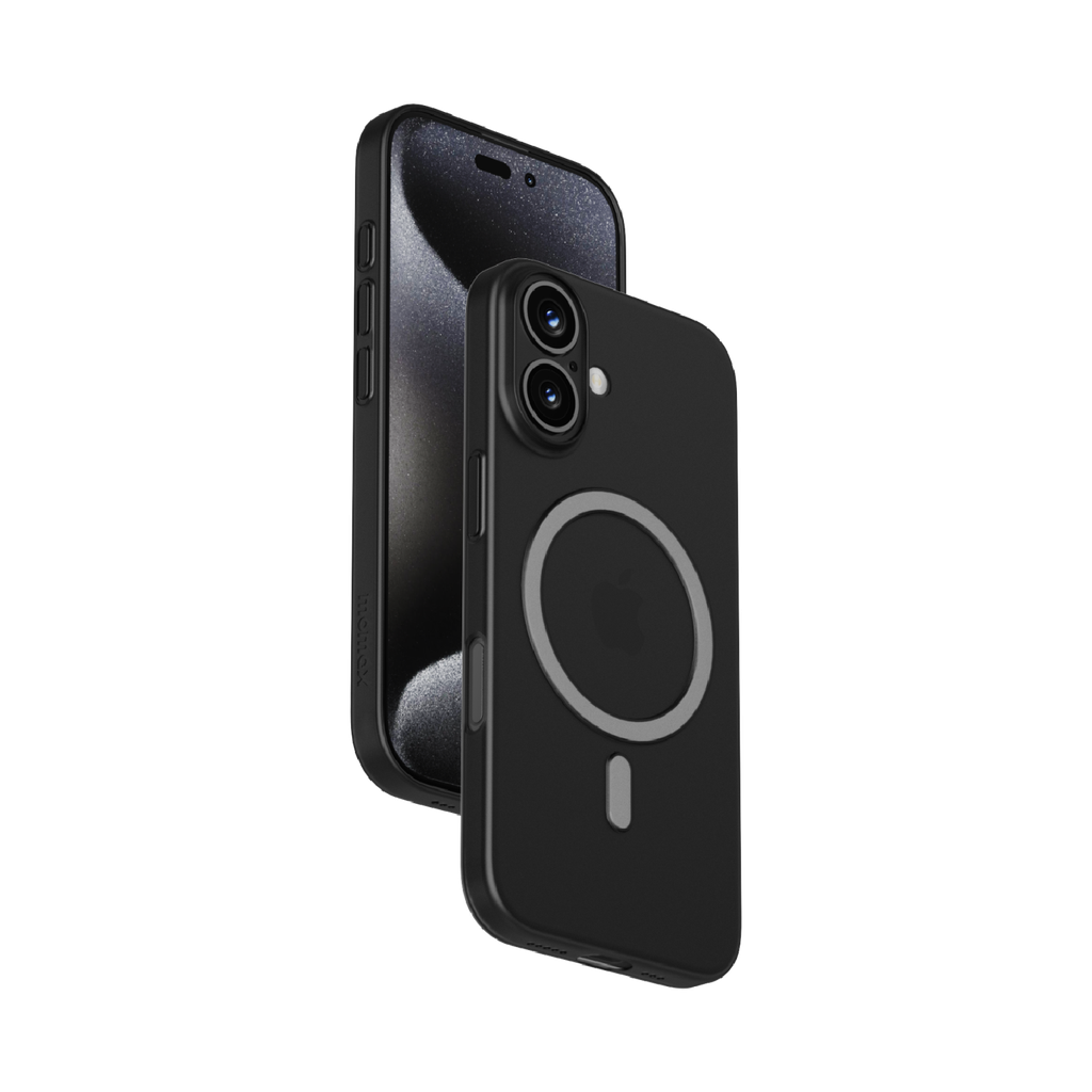 MOMAX ULTRATHIN LITE MAGNETIC CASE FOR IPHONE 16 SERIES - BLACK