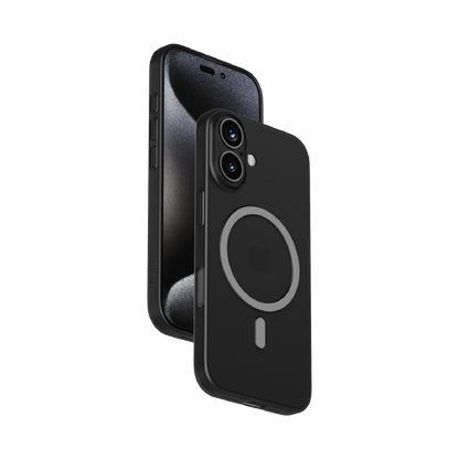 MOMAX ULTRATHIN LITE MAGNETIC CASE FOR IPHONE 16 SERIES - BLACK