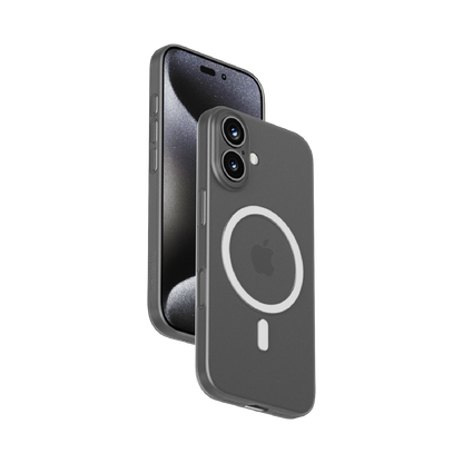 MOMAX ULTRATHIN LITE MAGNETIC CASE FOR IPHONE 16 SERIES - GREY