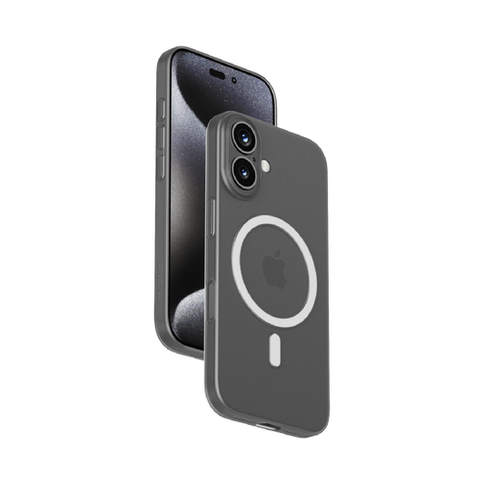 MOMAX ULTRATHIN LITE MAGNETIC CASE FOR IPHONE 16 SERIES - GREY