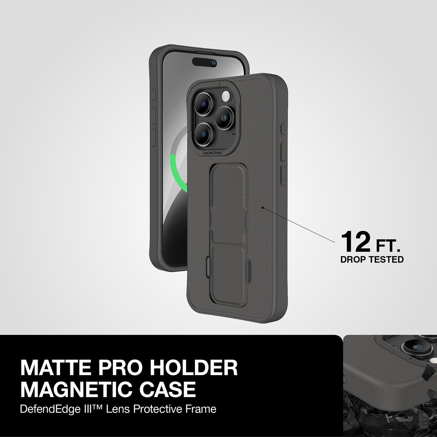 AMAZING THING MATTE PRO MAGSAFE DROP PROOF CASE FOR IPHONE 15 PRO / 15 PROMAX 2023