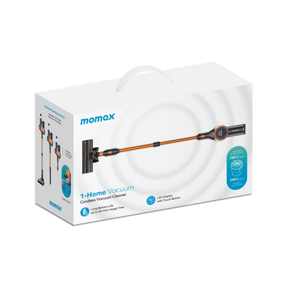 MOMAX 1-HOME VACUUM CORDLESS VACUUM CLEANER (UK PLUG)