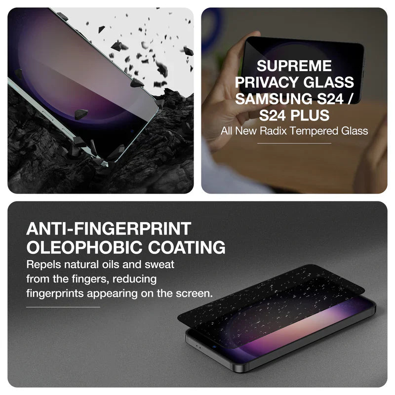 AMAZINGTHING Samsung Galaxy S24 Series Radix Privacy Glass