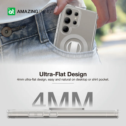 AMAZINGTHING MINIMAL GRIP RING SET CASE FOR SAMSUNG S24 ULTRA - GREY