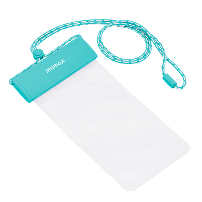 MOMAX WATERPROOF POUCH UNIVERSAL WITH NECK STRAP