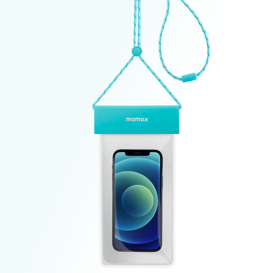 MOMAX WATERPROOF POUCH UNIVERSAL WITH NECK STRAP