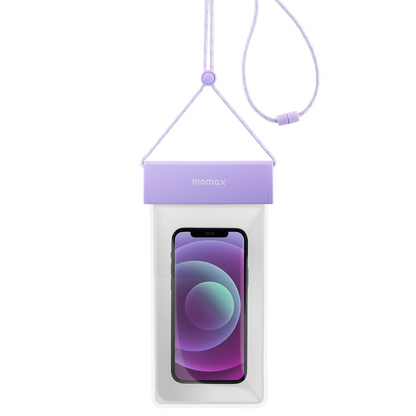 MOMAX WATERPROOF POUCH UNIVERSAL WITH NECK STRAP