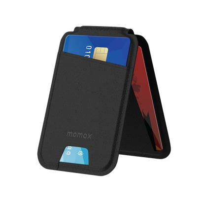 MOMAX 1-WALLET MAGNETIC CARD HOLDER WITH STAND