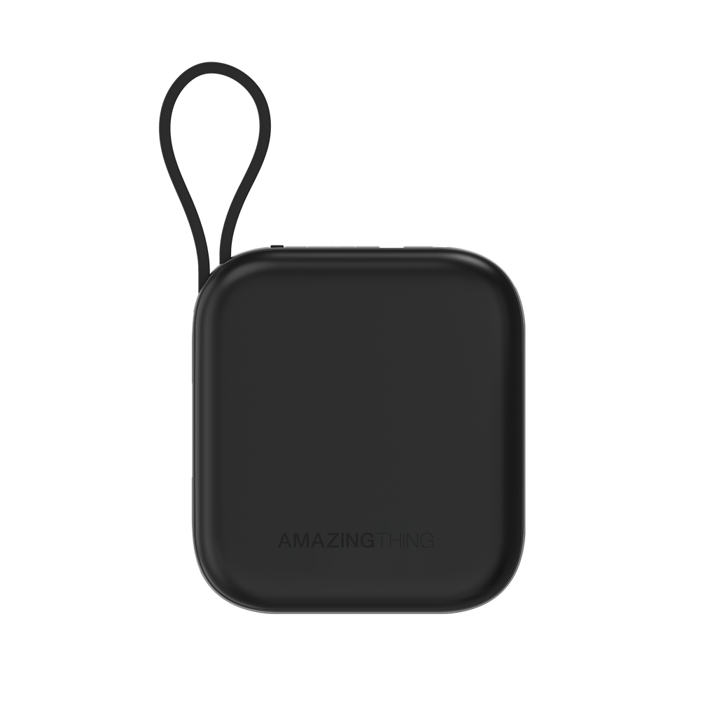 AMAZING THING THUNDER GO 10000mAh POWER BANK WITH BUILT-IN 2 USB-C CABLES