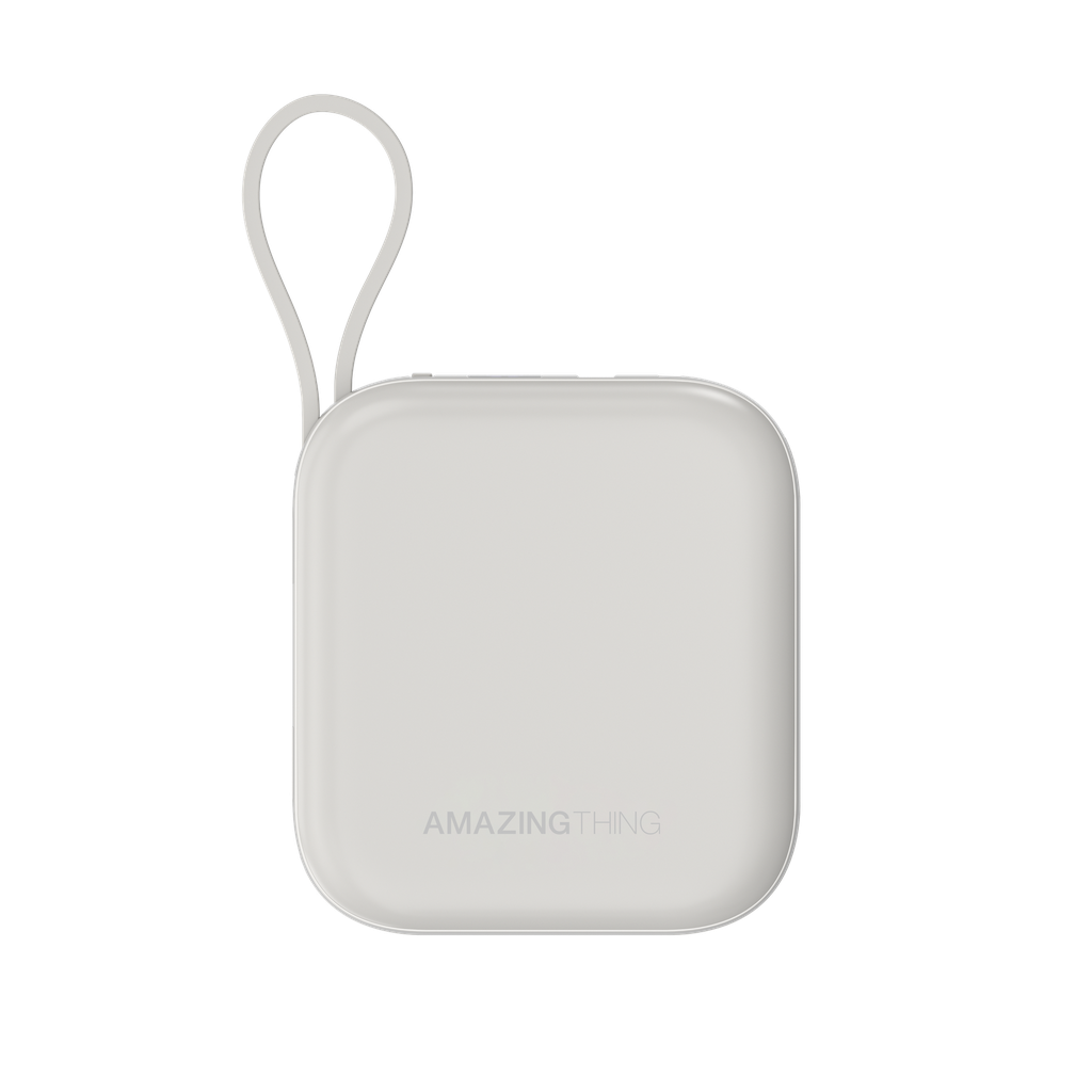 AMAZING THING THUNDER GO 10000mAh POWER BANK WITH BUILT-IN 2 USB-C CABLES