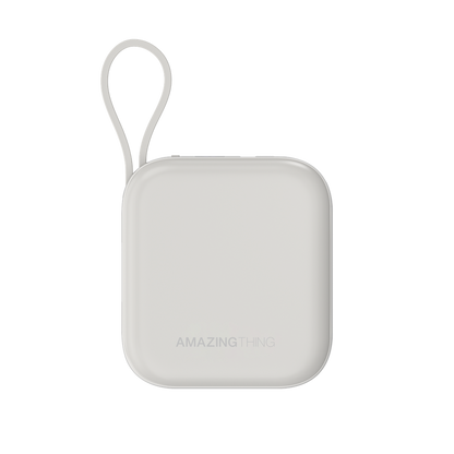 AMAZING THING THUNDER GO 10000mAh POWER BANK WITH BUILT-IN 2 USB-C CABLES