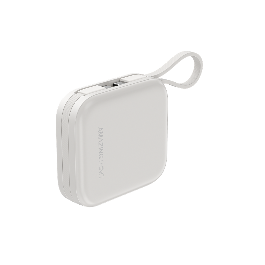 AMAZING THING THUNDER GO 10000mAh POWER BANK WITH BUILT-IN 2 USB-C CABLES