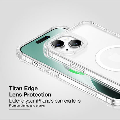 AMAZING THING TITAN EDGE MAGSAFE DROP PROOF CASE FOR IPHONE 15 6.1' / 6.7' 2023 FULL CLER