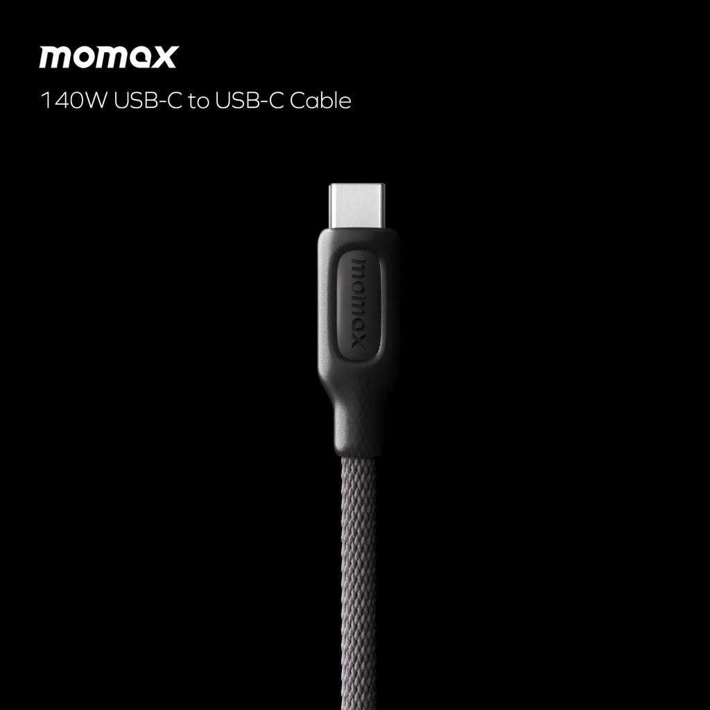 MOMAX 1-WORLD 140W GAN 4 PORTS AC TRAVEL ADAPTER INCLUDING 140W USB-C TO USB-C CABLE