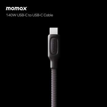 MOMAX 1-WORLD 140W GAN 4 PORTS AC TRAVEL ADAPTER INCLUDING 140W USB-C TO USB-C CABLE