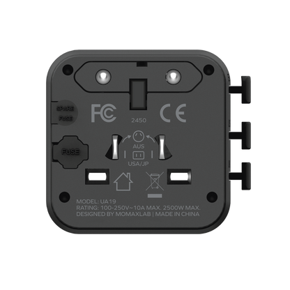 MOMAX 1-WORLD 20W TRAVEL ADAPTOR
