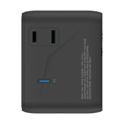 MOMAX 1-WORLD2 GAN 70W 5-PORT USB-C AC TRAVEL ADAPTOR