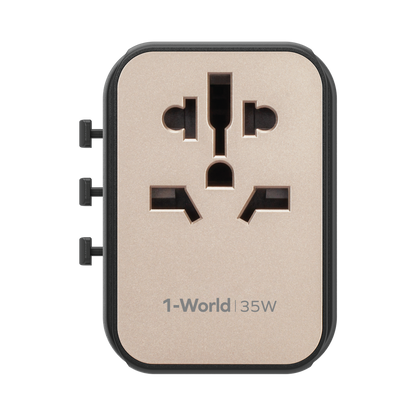 MOMAX 1WORLD PD35W 5 PORTS AC TRAVEL CHARGER