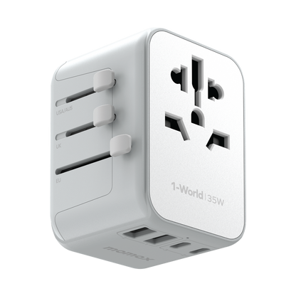 MOMAX 1WORLD PD35W 5 PORTS AC TRAVEL CHARGER