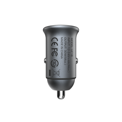 MOMAX MOVE 30W DUAL PORT CAR CHARGER