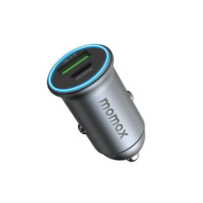 MOMAX MOVE 30W DUAL PORT CAR CHARGER