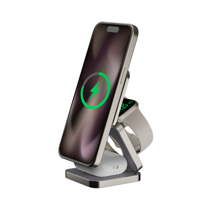 MOMAX Q2 MAG GO Qi 2 15W 3IN1 MAGNETIC WIRELESS CHARGING STAND