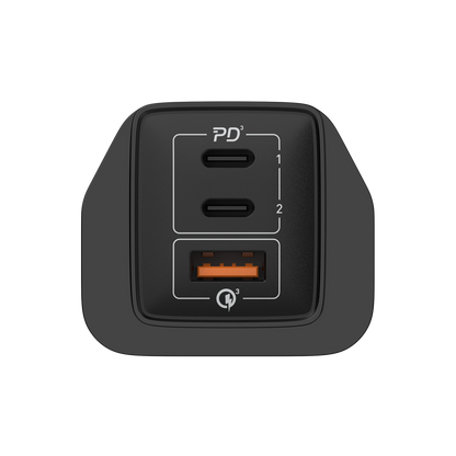MOMAX ONEPLUG 67W 3 PORT GAN WALL CHARGER